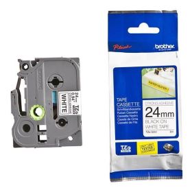 Nhãn in Brother TZE-S251, Black on White, 24mm x 8m