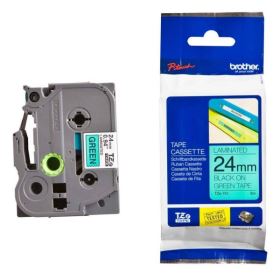 Nhãn in Brother TZe-751, Black on Green, 24mm x 8m