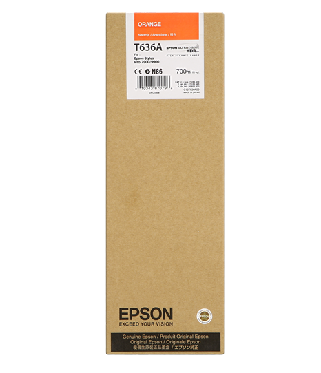 EPSON T636A ORANGE INK CARTRIDGE (C13T636A00)