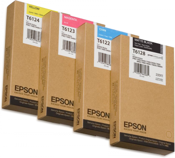 EPSON T612200 ULTRACHROME 220ML CYAN PIGMENT INK CARTRIDGE (C13T612200)