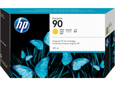 HP 90 225-ML YELLOW INK CARTRIDGE (C5064A)