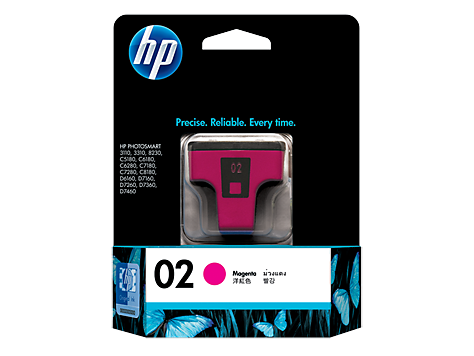 HP 02 Magenta Original Ink Cartridge (C8772WA)