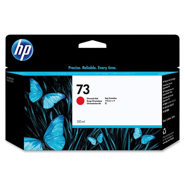 HP 73 130-ML CHROMATIC RED DESIGNJET INK CARTRIDGE (CD951A)