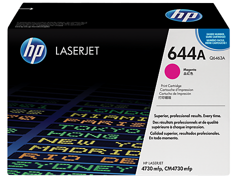 HP 644A MAGENTA ORIGINAL LASERJET TONER CARTRIDGE (Q6463A)