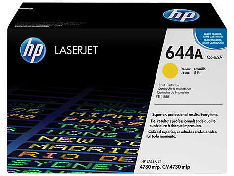 HP 644A YELLOW ORIGINAL LASERJET TONER CARTRIDGE (Q6462A)