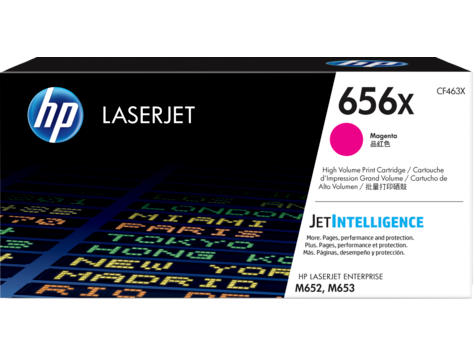 HP 656X HIGH YIELD MAGENTA ORIGINAL LASERJET TONER CARTRIDGE (CF463X)