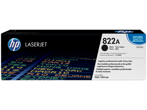 HP 822A BLACK ORIGINAL LASERJET TONER CARTRIDGE (C8550A)