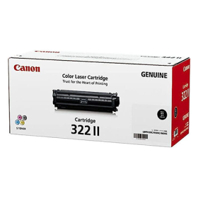 Mực in Canon 322 II Black Toner Cartridge (2653B001)