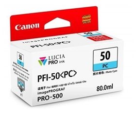 Mực in Canon PFI-50 Photo Cyan Ink Tank (0538C001AA)