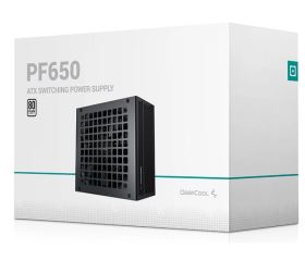 Nguồn máy tính DeepCool PF650 650W – Chuẩn 80 Plus Standard, Bảo hành 36 tháng