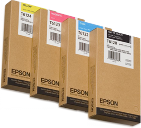 Epson T612400 UltraChrome 220ml Yellow Pigment Ink Cartridge (C13T612400)