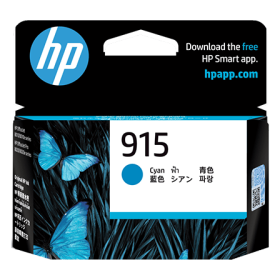 HP 915 Cyan Original Ink Cartridge (3YM15AA)