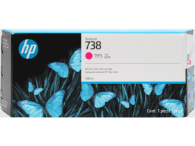 HP 738 300ml Magenta DesignJet Ink Cartridge (676M7A)