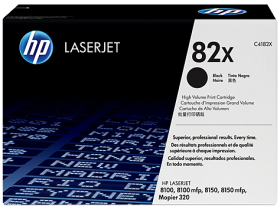 HP 82X High Yield Black Original LaserJet Toner Cartridge (C4182X)