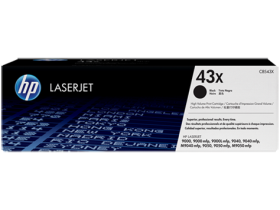 HP 43X High Yield Black Original LaserJet Toner Cartridge (C8543X)