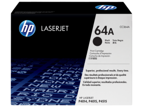 HP 64A Black Original LaserJet Toner Cartridge (CC364A)