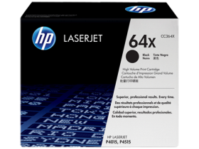 HP 64X High Yield Black Original LaserJet Toner Cartridge (CC364X)