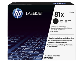 HP 81X High Yield Black Original LaserJet Toner Cartridge (CF281X)
