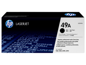 HP 49A Black Original LaserJet Toner Cartridge (Q5949A)