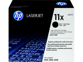 HP 11X High Yield Black Original LaserJet Toner Cartridge (Q6511X)