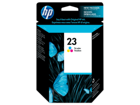 HP 23 Tri-color Original Ink Cartridge (C1823D)