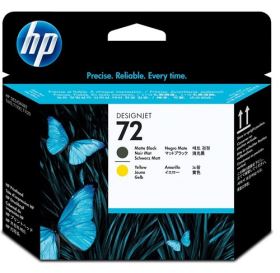 HP 72 Matte Black and Yellow DesignJet Printhead (C9384A)