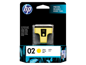 HP 02 Yellow Original Ink Cartridge (C8773WA)