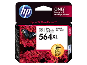 HP 564XL High Yield Photo Original Ink Cartridge (CB322WA)