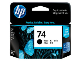 HP 74 Black Original Ink Cartridge (CB335WA)
