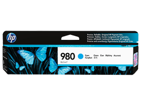 HP 980 Cyan Original Ink Cartridge (D8J07A)