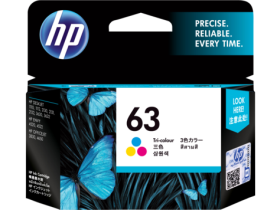 HP 63 Tri-color Original Ink Cartridge (F6U61AA)