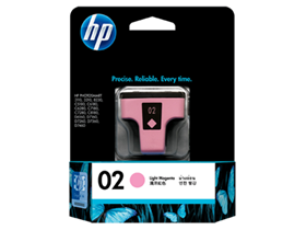 HP 02 Light Magenta Original Ink Cartridge (C8775WA)