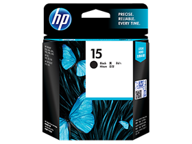HP 15 Black Original Ink Cartridge (C6615DA)