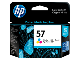 HP 57 Tri-color Original Ink Cartridge(C6657AA)