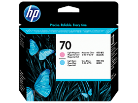 HP 70 Light Magenta and Light Cyan DesignJet Printhead (C9405A)
