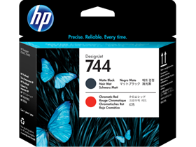 Đầu phun HP 744 Matte Black/Chromatic Red DesignJet Printhead (F9J88A)