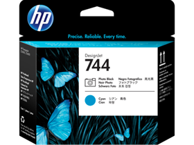 Đầu phun HP 744 Photo Black/Cyan DesignJet Printhead (F9J86A)