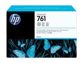 HP 761 400-ml Gray DesignJet Ink Cartridge (CM995A)