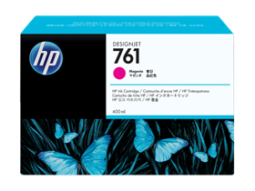 HP 761 400-ml Magenta DesignJet Ink Cartridge(CM993A)