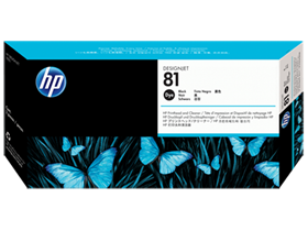 HP 81 Black DesignJet Dye Printhead and Printhead Cleaner (C4950A)