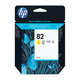 HP 82 69-ml Yellow DesignJet Ink Cartridge (C4913A)