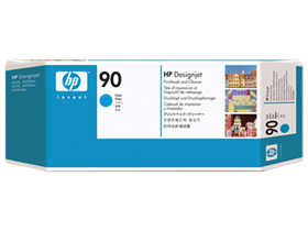 HP 90 Cyan DesignJet Printhead and Printhead Cleaner (C5055A)