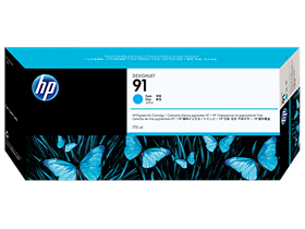 HP 91 775-ml Cyan DesignJet Pigment Ink Cartridge (C9467A)