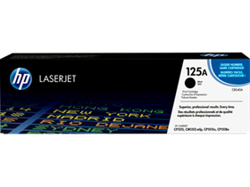 HP 125A Black Original LaserJet Toner Cartridge (CB540A)