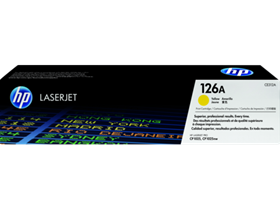 HP 126A Yellow Original LaserJet Toner Cartridge (CE312A)