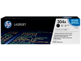 HP 304A Black Original LaserJet Toner Cartridge (CC530A)
