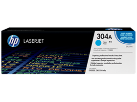 HP 304A Cyan Original LaserJet Toner Cartridge (CC531A)