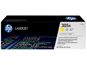 HP 305A Yellow Original LaserJet Toner Cartridge (CE412A)