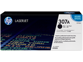 HP 307A Black Original LaserJet Toner Cartridge (CE740A)