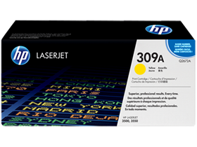 HP 309A Yellow Original LaserJet Toner Cartridge (Q2672A)